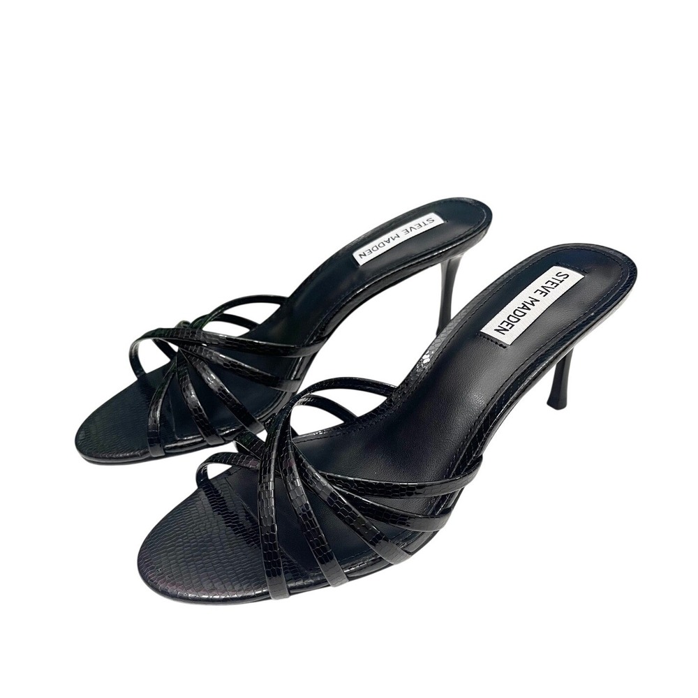 Steve Madden  Stiletto Slide Sandal in Black Size 9